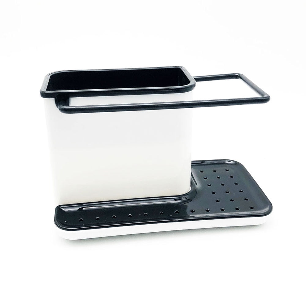 Willstar Plastic Racks Organizer Caddy Storage Kitchen Sink Utensils Holders DrainerBlack