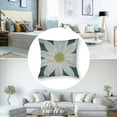 thumbnail image 5 of BANET 2 Pack Pillow Covers Green White Floral Throw Pillow Covers Outdoor Spring Summer Farmhouse Decorations Cushion Case Double Sided 12x12in, 5 of 7