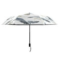 thumbnail image 2 of Compact Sun Umbrella Windproof Travel Umbrellas for Rain Strong Portable UV Protection Seagulls Flying, 2 of 8
