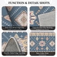 thumbnail image 5 of TECHVIDA Kitchen Rugs 4 Piece Set,Non Slip Machine Washable Kitchen Mats,Boho Vintage Abstract Kitchen Carpet for Farmhouse Living Room Hallway, 5 of 8
