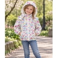 thumbnail image 2 of Aideaone Toddler Boys Girls Rain Jackets Waterproof Hooded Lightweight Kids Raincoats Windbreakers 2-8T, 2 of 8