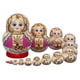 thumbnail image 1 of Juguete hecho a mano de muñecas anidadas de 15 capas de madera,Apilamiento anidado conjunto decoración del hogar,Muñecas anidadas Matryoshka rusa Regalos de Zulema Muñeca rusa, 1 of 8