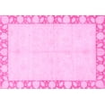 thumbnail image 1 of Ahgly Company Indoor Rectangle Abstract Pink Modern Area Rugs, 7' x 10', 1 of 4