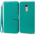 thumbnail image 1 of For Xiaomi Redmi Note 4 Case Note 4X Leather Flip Case For Xiaomi Redmi Note 4 Global Wallet for Xiaomi Redmi Note 4X Phone Case Cyan -Strap For Redmi Note 4, 1 of 6
