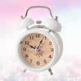 thumbnail image 3 of KAKOWELY 1PC Metal Alarm Clock Desktop Ring Bell Clock Fashion Alarm Clock with Night Light for Home Without Battery (Random Style),4.72"X3.35"X2.28", 3 of 5