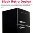 thumbnail image 6 of Frigidaire, 7.5 Cu. ft. Top Mount Retro Refrigerator, Black, 6 of 16