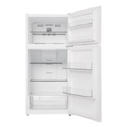 Midea MRT14D2BWW 14 Cu. Ft. White Top Freezer Refrigerator Garage Ready