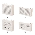 thumbnail image 2 of Wooden Wifi Router Shelf Wall Mount For Router Box Cable Hiding WiFi Router Storage Box Router Shelf Wall Mount B, 2 of 9