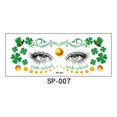 thumbnail image 1 of Autocollant Peint Pailleté Vert Chapeau St. Day Four Irlandais, 1 of 6
