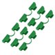 thumbnail image 4 of 50Pcs Greenhouse Clamp PE Plastic 2 Head Plant Film Clamp Soil Sheet Clip for Horticulture 16mm / 0.63in, 4 of 5
