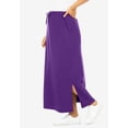 thumbnail image 3 of Woman Within Plus Size Petite Sport Knit Side-Slit Skirt, 3 of 6