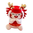 thumbnail image 2 of guohui 23cm Cartoon Chinese Dragon Pillow Stuffed Animal Toy Bed Pillow Spring Festival A, 2 of 9