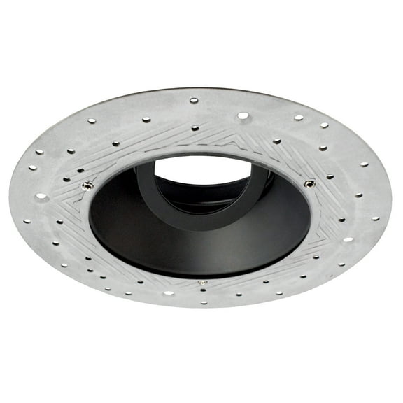 Elco Elk430 The Koto System 4" Adjustable Round Trimless Reflector Trim - Black