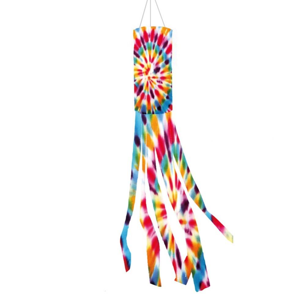 Monfince 40" Tie Dye Windsock, Fashion Windsocks Wind Twister Spinners