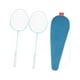 thumbnail image 4 of Luminoso Badminton Raquets Conjunto de rabas de racas de racas de racas de racas de amortiguadores de absorción con bolsa de transporte brillo en claro, 4 of 8