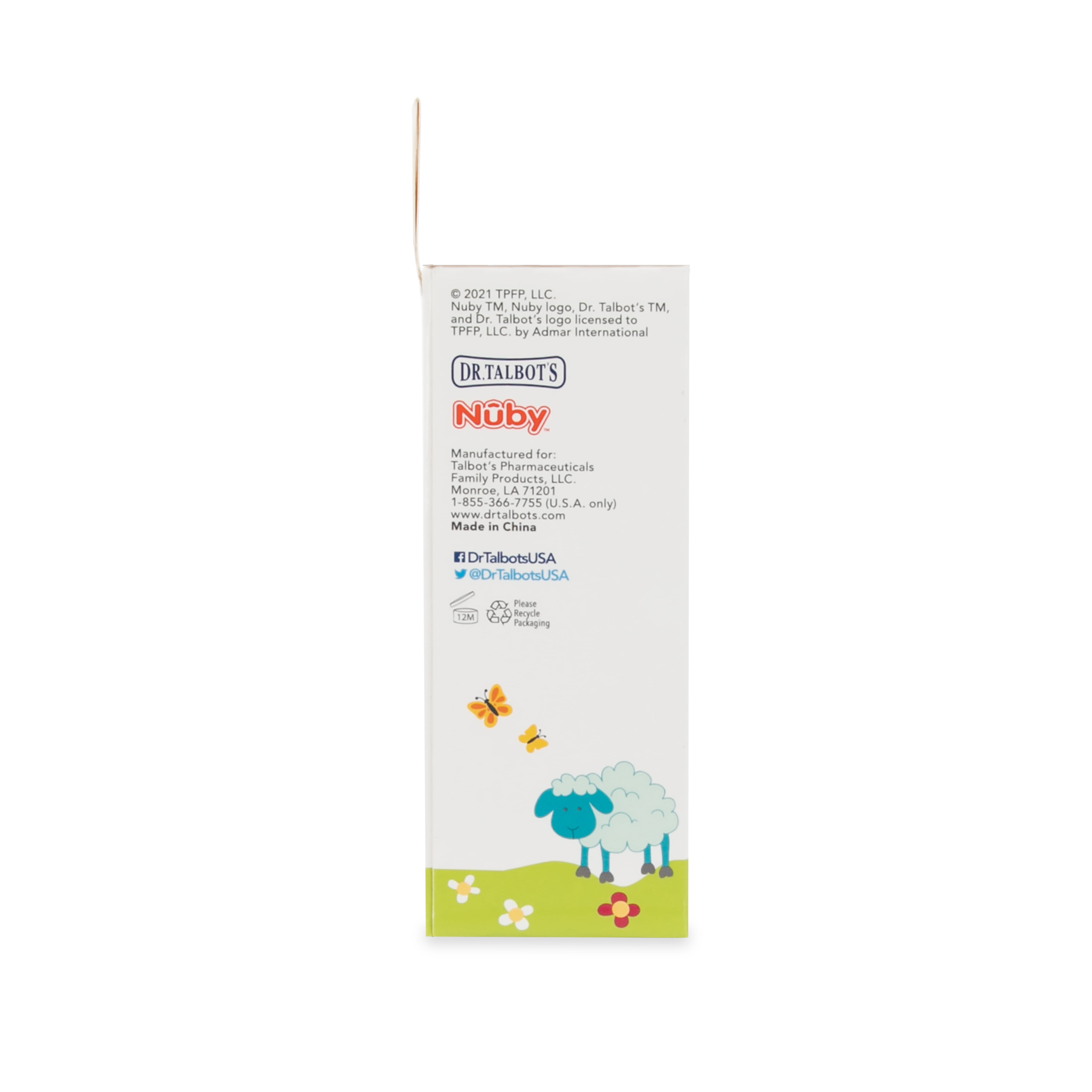 Dr. Talbot's Lanolin Lip & Cheek Balm for Babies, Vanilla Milk, 0.35 oz Tube