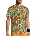 thumbnail image 2 of T Shirt For Men Retro 70s Circles Running Psychedelic Pattern Harajuku T-Shirts Couple Streetwear Ts, 2 of 7
