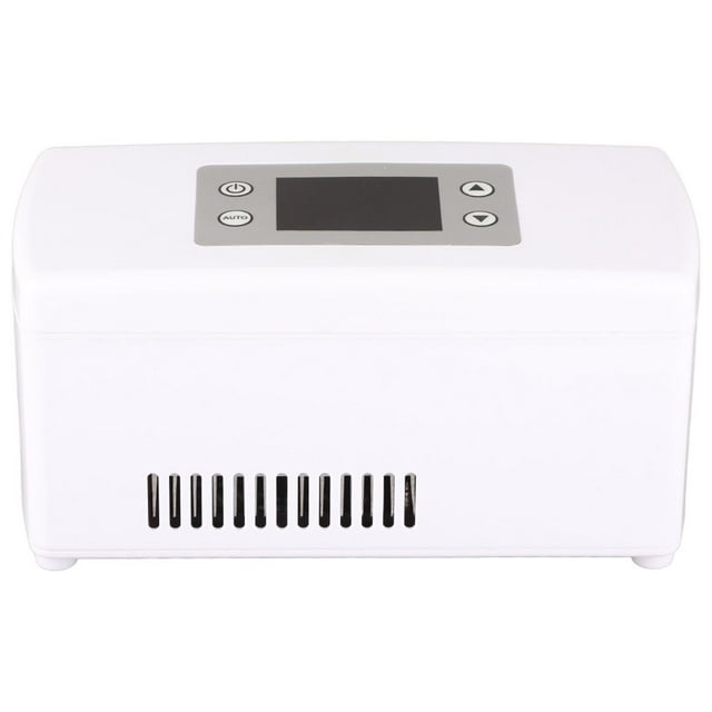 Caja refrigeradora de insulina Caja refrigerada con refrigerador de insulina para conservar medicamentos a temperatura constante pintada en el interior para vehículo ANGGREK Otros