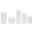 thumbnail image 3 of Mainstays bougies pilier blanc, non parfumé, 3 of 6