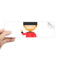 thumbnail image 1 of Royal England Cartoon Rectangle Bumper Sticker Notebook Window Decal, 1 of 1