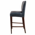 thumbnail image 2 of Milton Bonded Leather Bar Stool With Kickplate, Multiple Colors, 2 of 7