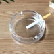 thumbnail image 4 of Cenicero de cristal transparente decorativo, cenicero de sobremesa para cigarrillos, cenicero para el hogar., 4 of 5