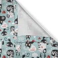 thumbnail image 6 of Ambesonne Cat Valance & Curtain, Kitties Love Daydreaming, 55"x36", Multicolor, 6 of 6