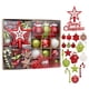 thumbnail image 4 of Juego de 70 piezas de decoración para de Navidad con ganchos para colgar, decoraciones para es colgantes para vacaciones, bodas, hogar, uso, 4 of 9