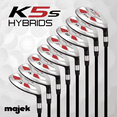 thumbnail image 3 of Senior Men’s Majek Golf All Hybrid Complete Full Set, which includes: #3, 4, 5, 6, 7, 8, 9, PW Senior Flex Total of 8 Right Handed New Utility “A” Flex Clubs, 3 of 10