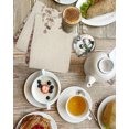 thumbnail image 4 of Brown Eucalyptus Leaves Kitchen Dish Towels for Drying Dishes Set of 4, Spring Leaves Plants Country Beige Waffle Weave Microfiber Hand Tea Bathroom Towels Quick Dry & Absorbent Towel 15.7x23.6, 4 of 7