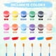 thumbnail image 2 of Juego de Mini Pintura Acrílica de 336 Piezas, Juego de 24 Tiras de Pintura Acrílica de 12 Colores, Pinceles de Pintura de 48 Piezas para Niños y Adultos (3 Ml), 2 of 5