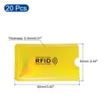 thumbnail image 2 of Uxcell Laser Gold Protector NFC Holder RFID Blocking Credit Card Sleeves 20 pack, 2 of 5