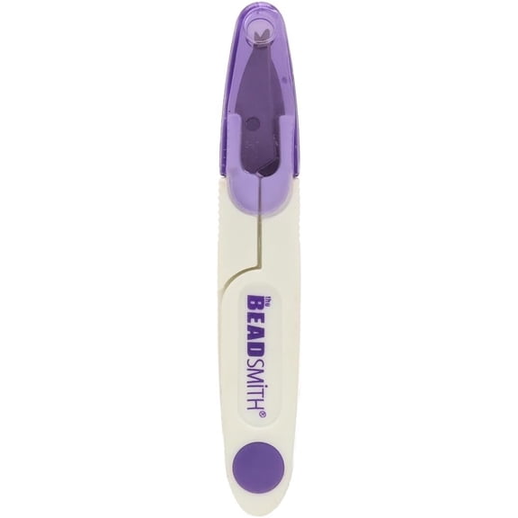 The Beadsmith Thread Cutter – 4.5” Long – Spring Action Handle – Includes Safety Cover – Easily Cuts Through Threads, Textiles, Yarn, Paper, Thin Wire and Other Crafting Materials
