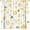 Bee-1, variant on Bee Curtain Cute Bees White Flowers Hive Pattern Blackout Print Rod Pocket Window Drapes for Bedroom Living Room 42x54in
