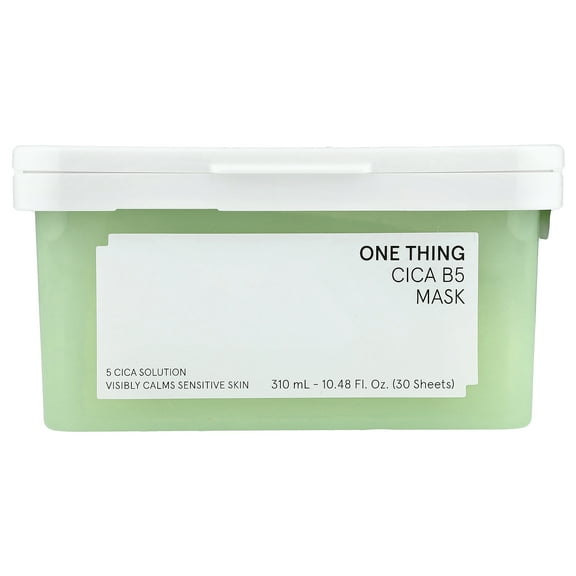 One Thing Cica B5 Beauty Mask, 30 Sheets, 10.48 fl oz (310 ml)