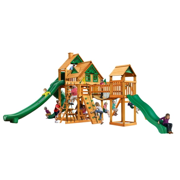 Wooden Swing Sets in Swing Sets