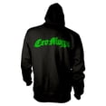thumbnail image 2 of Cro-Mags Unisex Hooded Top: Green Logo (back print), 2 of 3