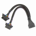 thumbnail image 4 of 2 iN 1 OBD2 Extension Cable Male to 2 Female Splitter Car Computer Connection Conversion Plug Socke, 4 of 5