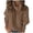 Coffee, variant on Unir Fall Sweaters, Cowl Turtleneck Ribbed Knit Pullover, Button Cuff Long Sleeve Solid Women's Sweaters Knit Top, Everyday Cool‑Season Wear, 1 Piece Garment, S‑XXL, Plus Size Friendly, True To Size