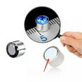 thumbnail image 5 of K-KED 1 Pair Stainless Steel Magnetic Stud Earring Women Men Non-Piercing Clip On-Pink, 5 of 9