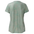 thumbnail image 4 of T-shirt à Manches Courtes pour Femmes, Mode Été, Imprimé, Col Rond, Coupe Ordinaire, 4 of 5