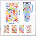 thumbnail image 3 of 10-40sheet Reward Stickers for Children Colorful Flower Star Heart Dot Behavior Chart Scrapbook Sticker Student Teacher Supplies 10sheets flower, 3 of 6