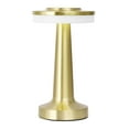 thumbnail image 2 of Lampe de Bureau Décorative 3 Modes Lumière de Bureau Lampe de Table à Changement de Couleur Or, 2 of 8