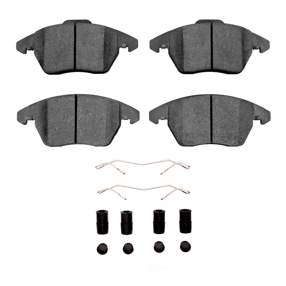 Dynamic Friction Company 1551-1107-21 DFC 5000 Advanced Brake Pads - Ceramic and Hardware Kit - OE
