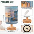 thumbnail image 3 of Desk Lamp Bedside Lamp 5.12x9.7In LED Lamp With USB Charging Interface For Bedroom Living Room Office Study Stylish Decoration Snow Christmas House, 3 of 7