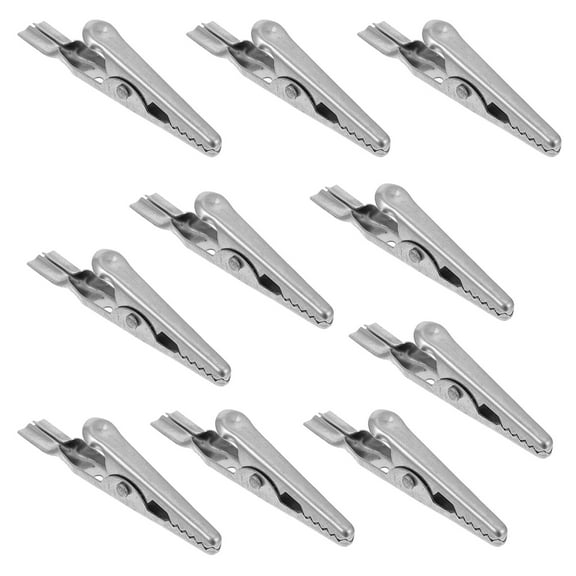 GETAJGHSD Large Clips Clamps Stainless Steel Fast Testing 10pcs