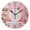 Black Needle, variant on 10" Artistic Round Wall Decorative Desk Clock Wall Clock Home Decor Light Pink Roses