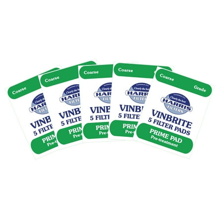 

Harris Prime Pre-Filter Pads 5-pack Use with Harris Vinbrite MK3 Filter Kit