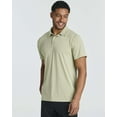 thumbnail image 3 of Real Essentials 3 Pack: Men's Dry-Fit Short Sleeve Polo Shirt - Performance Golf Moisture Wicking (Available In Big & Tall), 3 of 6