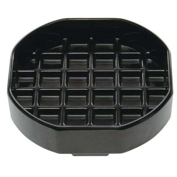 HUBERT® Beverage Drip Tray Black Melamine - 6"L x 6"W
